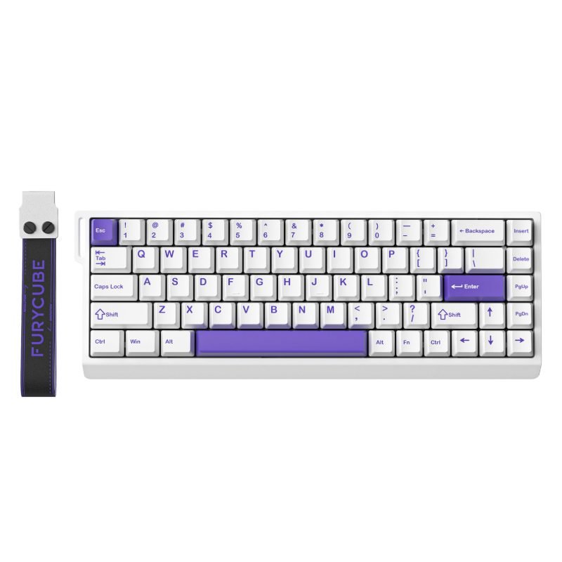 CLAVIER FURYCUBE MAGNATIC M68HE BLACK