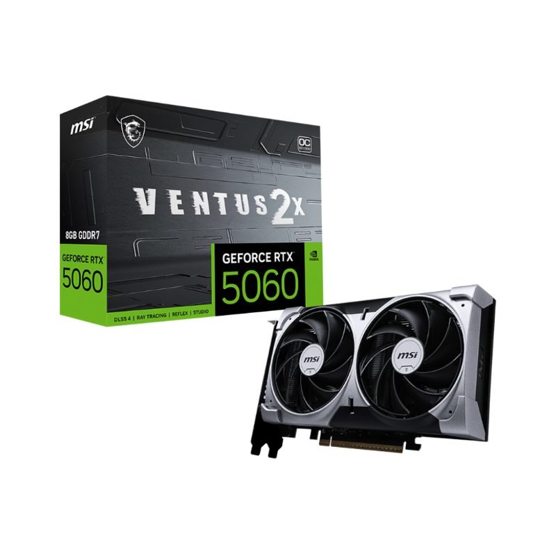GPU MSI VENTUS X2 RTX 5060 8GB BLACK