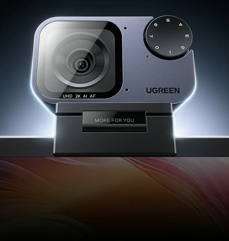UGREEN FineCam Pro Webcam, 4K/30fps Ultra HD Webcam for PC with 1/2" Sensor