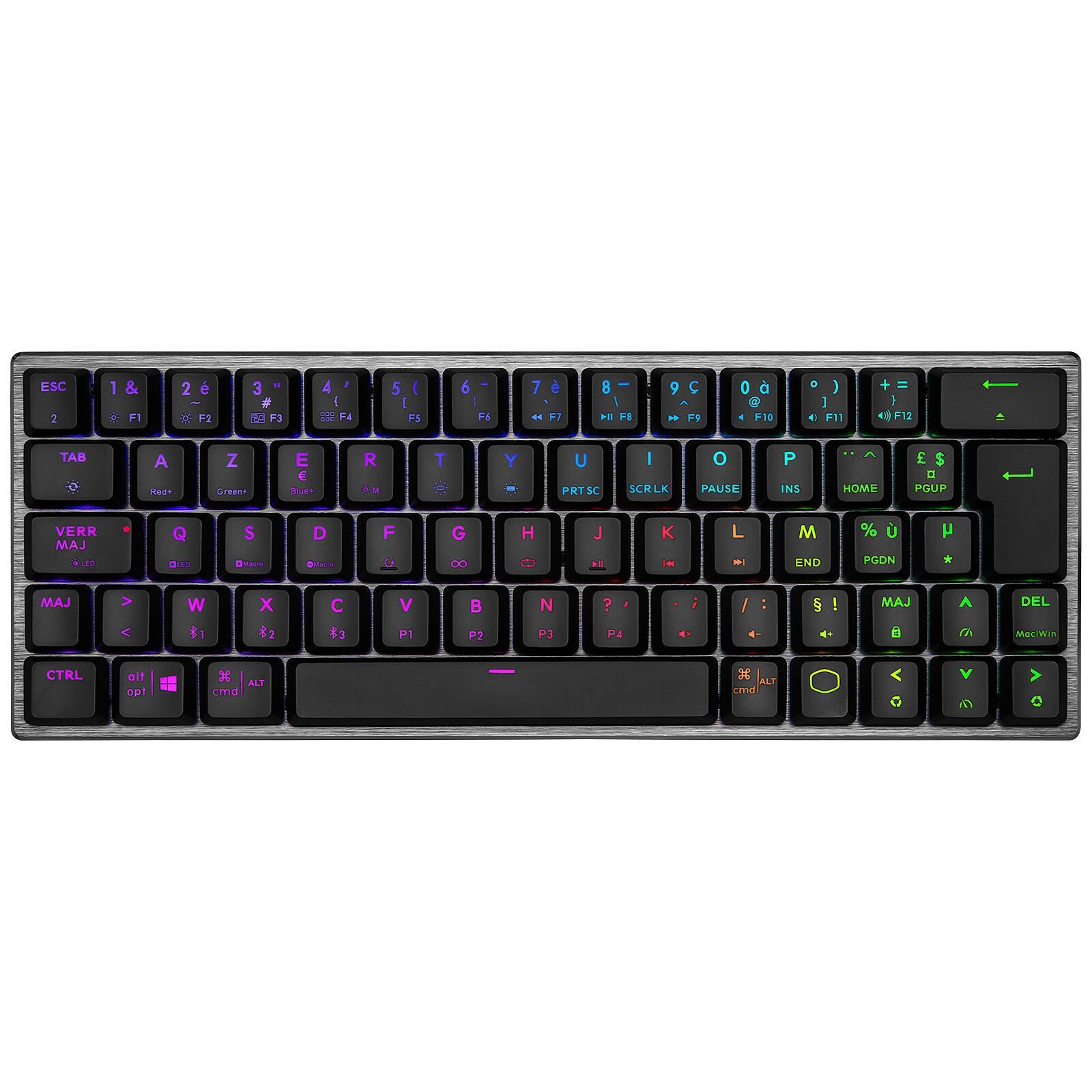 CLAVIER MECANIQUE GAMING GMK-610 BLACK BLUE-SWITCH RGB