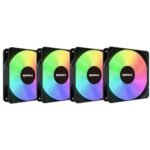 KIT 4 FAN ARGB RAIDMAX