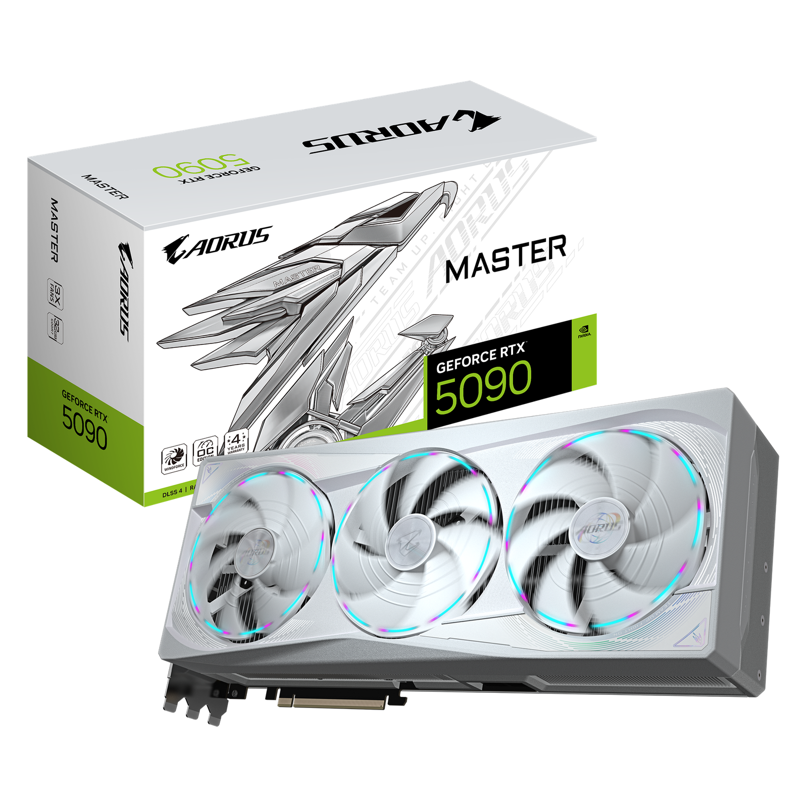43836 GPU GIGABYTE RTX 5090 32GB AORUS MASTER ICE – Image 1
