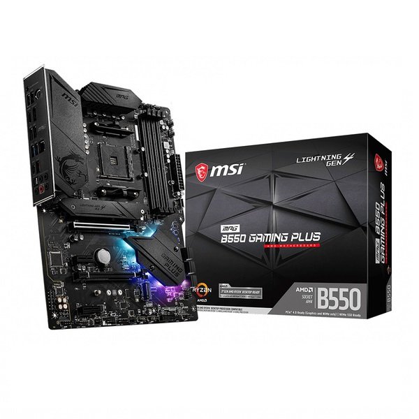 MSI-MPG-B550-GAMING-PLUS-ATX-4 CARTE MERE MSI MPG B550 GAMING PLUS – Image 1
