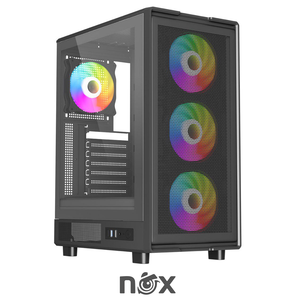 NOX-APEX-FLOW-BLACK-0 CASE NOX APEX FLOW BLACK – Image 1