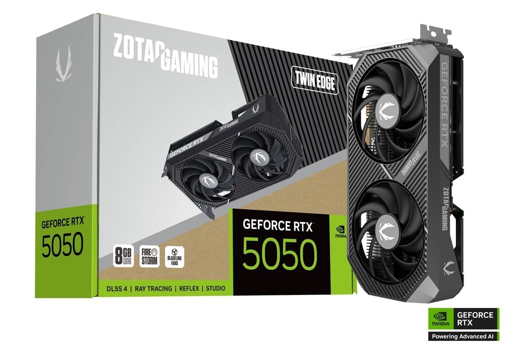 xtU04AA3TmHU3m95ivnPgN2f6n0ILTxEVfYSBKD6 GPU ZOTAC GAMING GEFORCE RTX 5050 8GB TWIN EDGE – Image 1